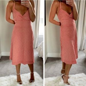 J. Crew Seersucker Pink Cotton Halter Dress 12